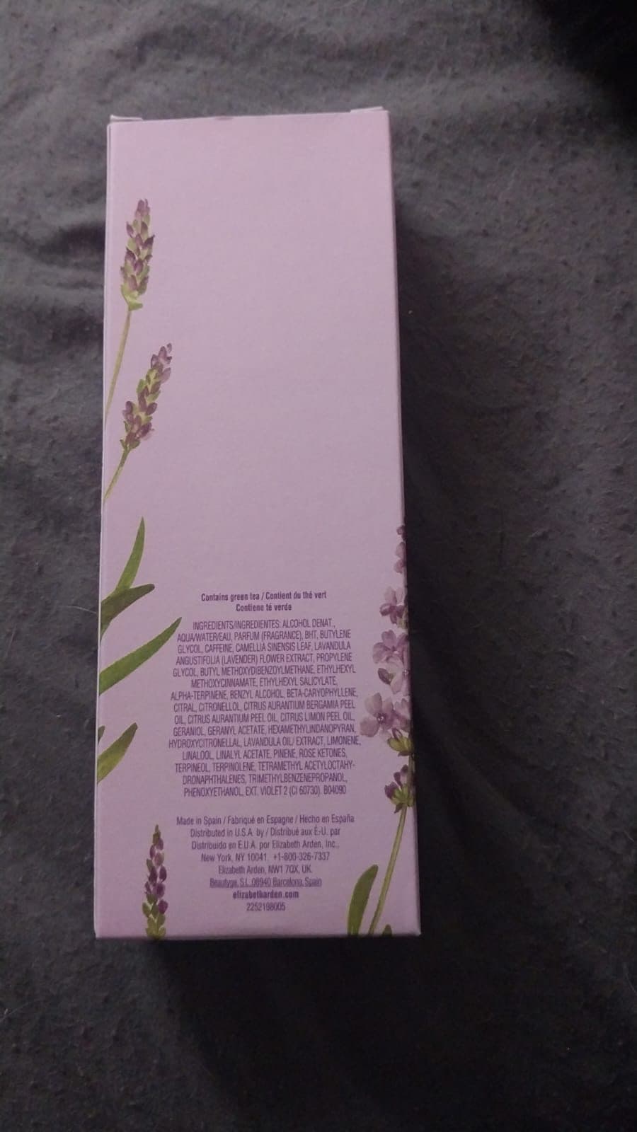 Elizabeth Arden Green tea lavender: foto 7 de la botella